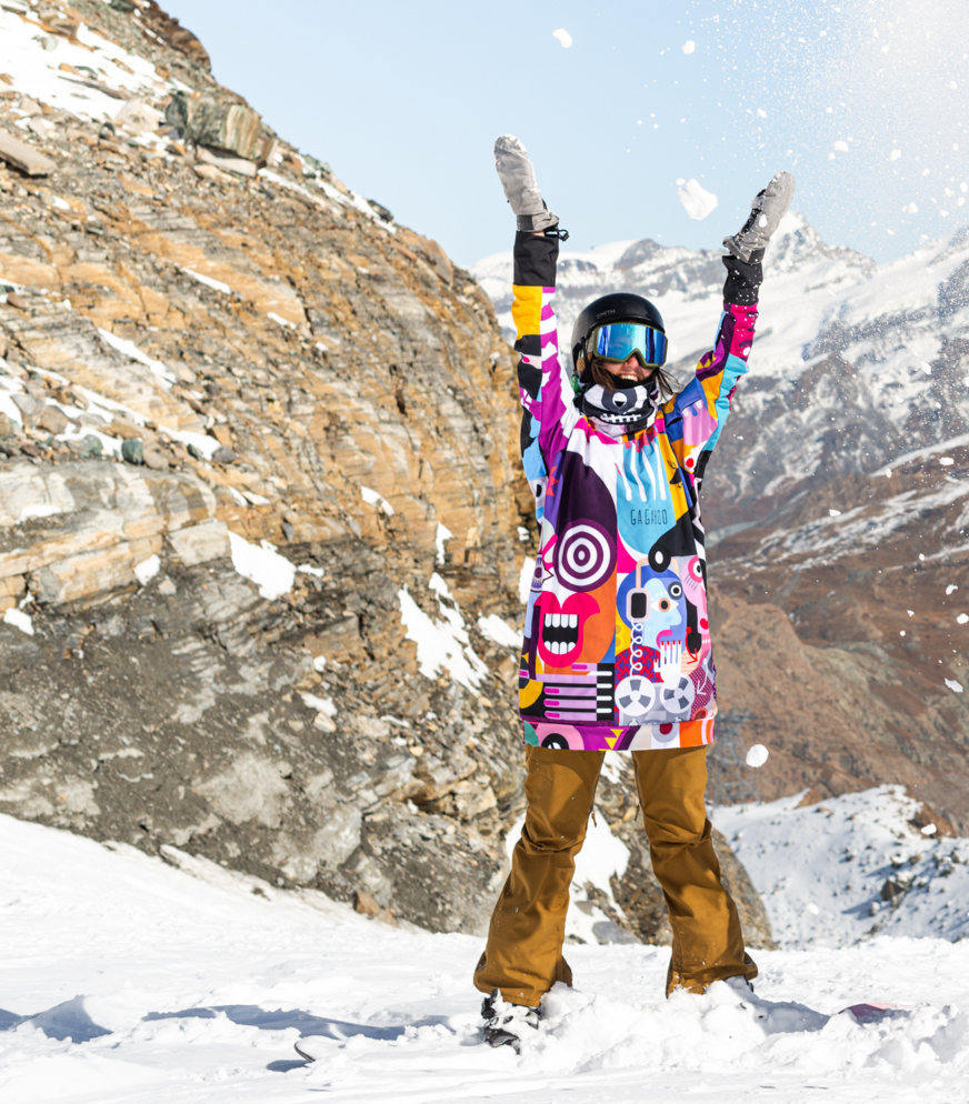 Sweat à capuche snowboard femme Pablo - déperlant GAGABOO